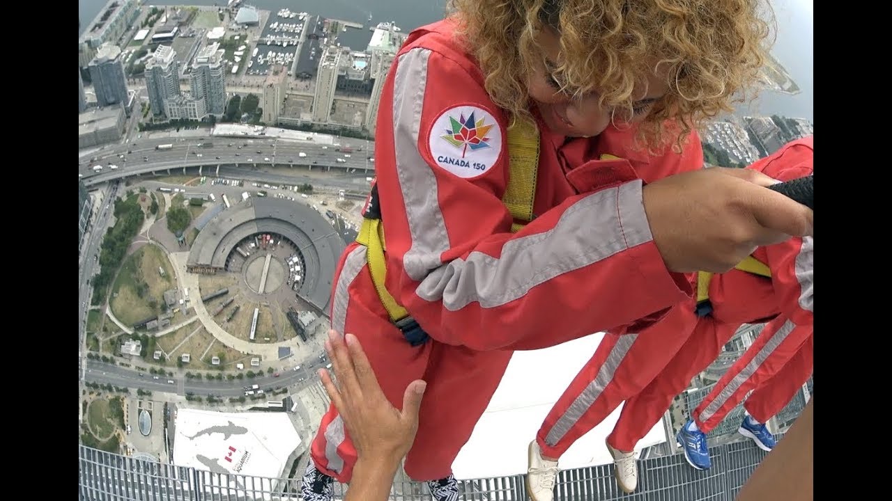 Facing my fear of heights in Toronto!!!