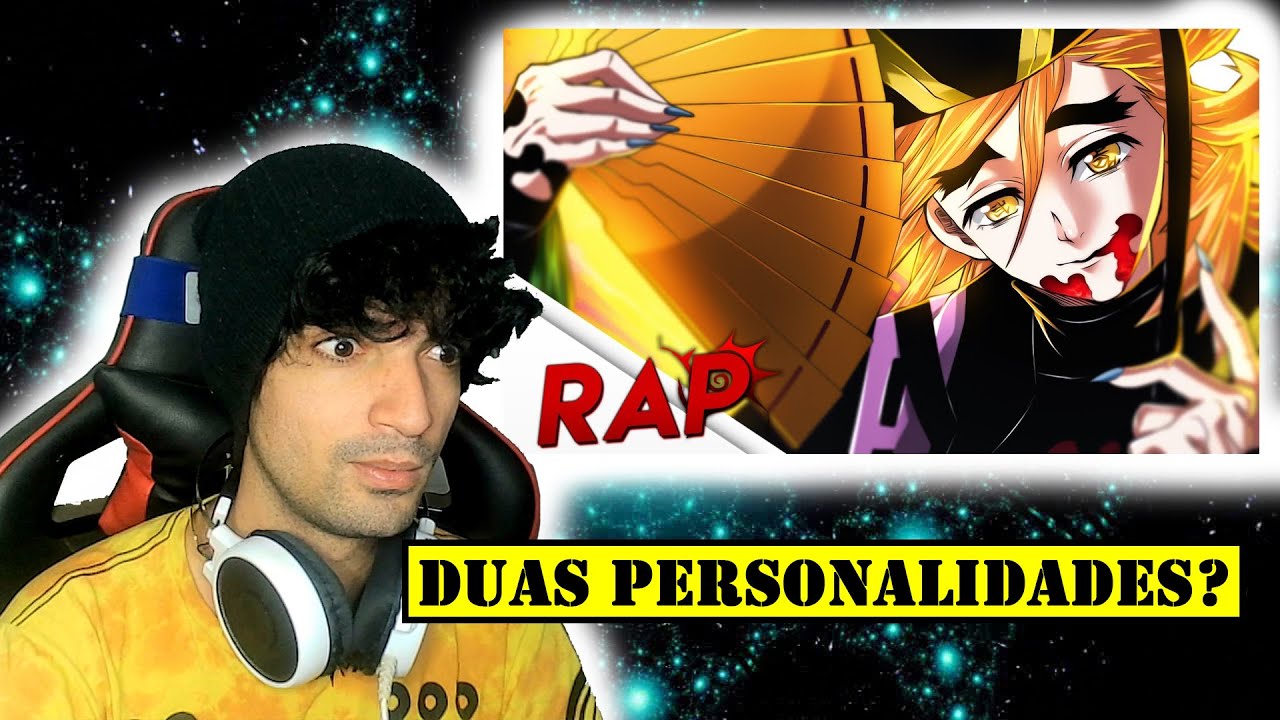 REACT - Rap do Douma (Demon Slayer: Kimetsu no Yaiba) | Inferno de Gelo | Sting Feat. @Akashi Cruz