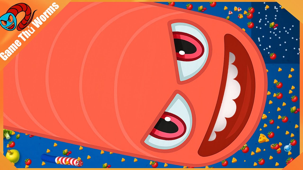 🐍Wormszone.io 🔥#20💥Bữa tiệc bánh ngọt vs trái cây👹Top 1 trên bản đồ 💯
