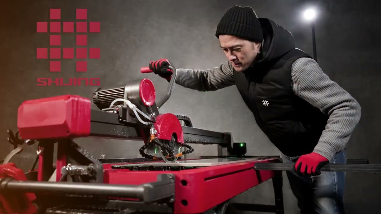 Shijing 9201A  Auto Electric Tile Cutter Afterservce Video！#tiletools #autocutter  #shijing