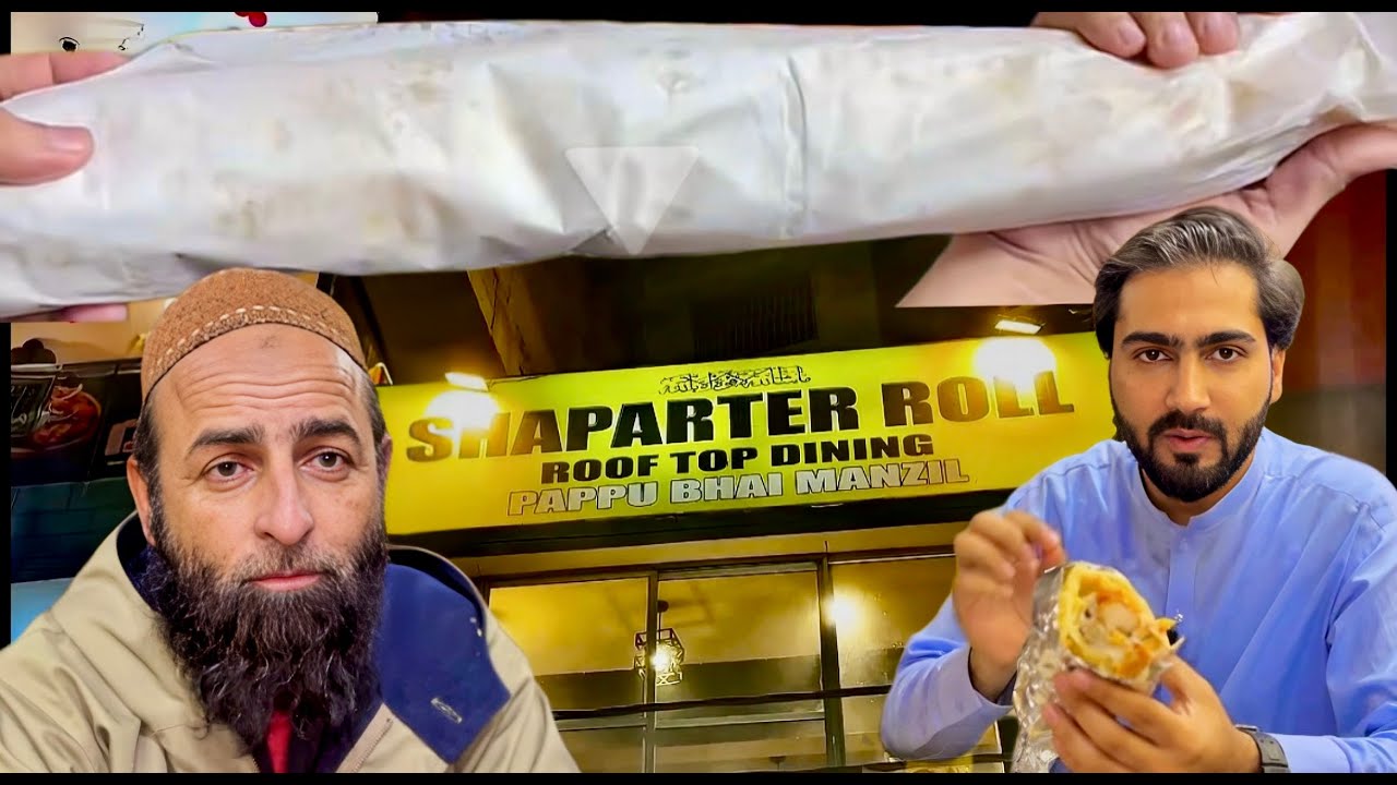 KARACHI SPECIAL | Shapater Roll with Jawad Bhai Jan | TASTE TEST! 🍱 | Street Food Vlog