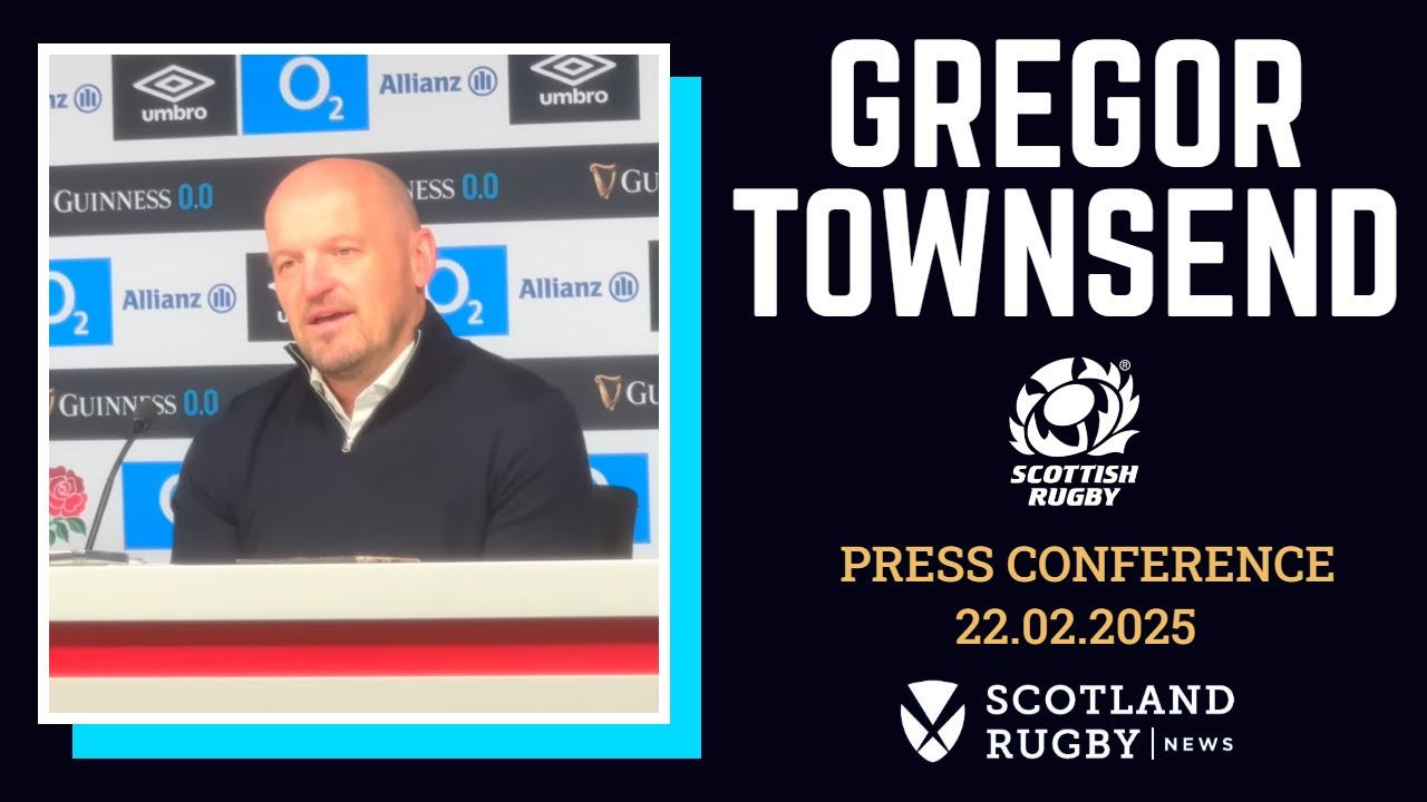Gregor Townsend on England try controversy & referee display after Scotland's Six Nations defeat