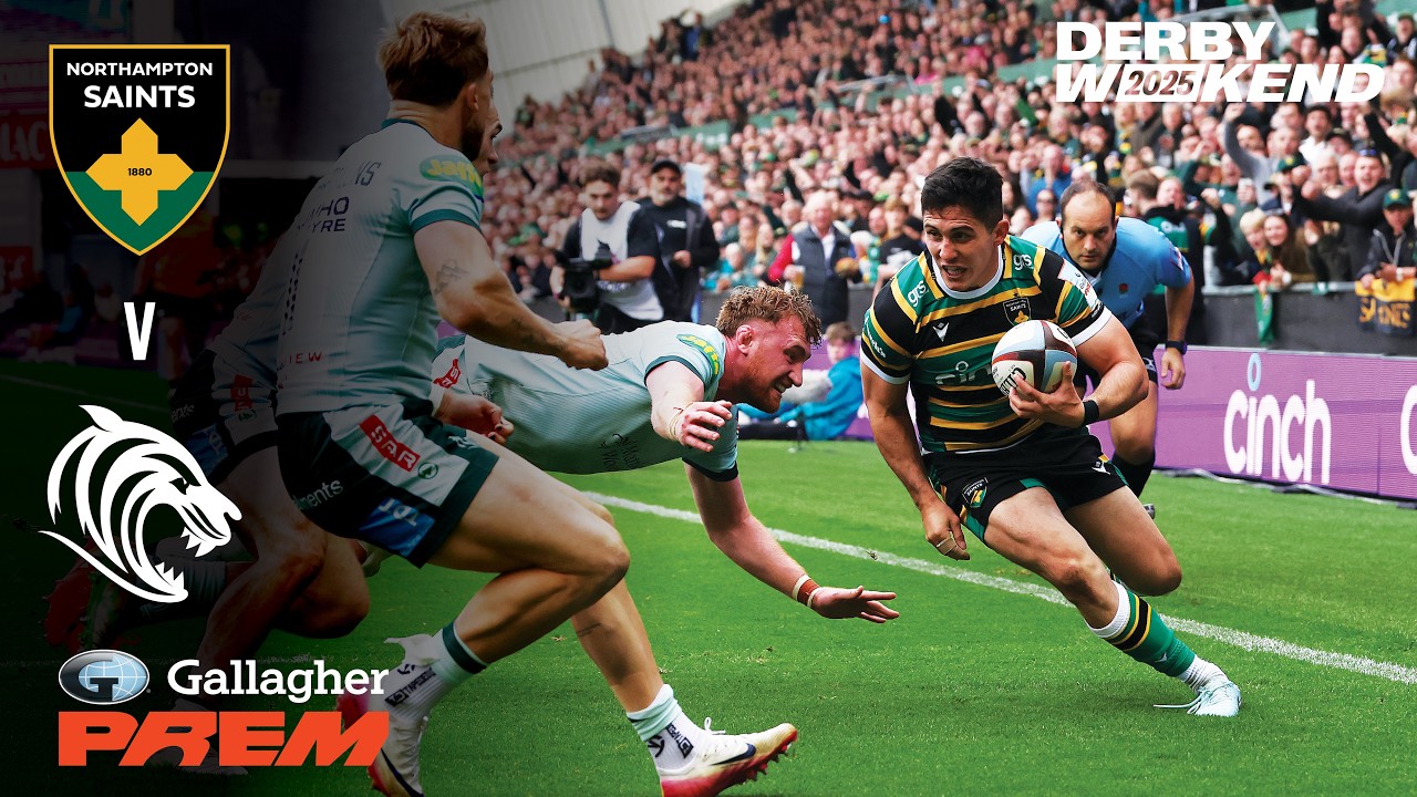 FULL MATCH: Northampton Saints v Leicester Tigers | SUPER SUB SCORES 2 TRIES! | Gallagher PREM