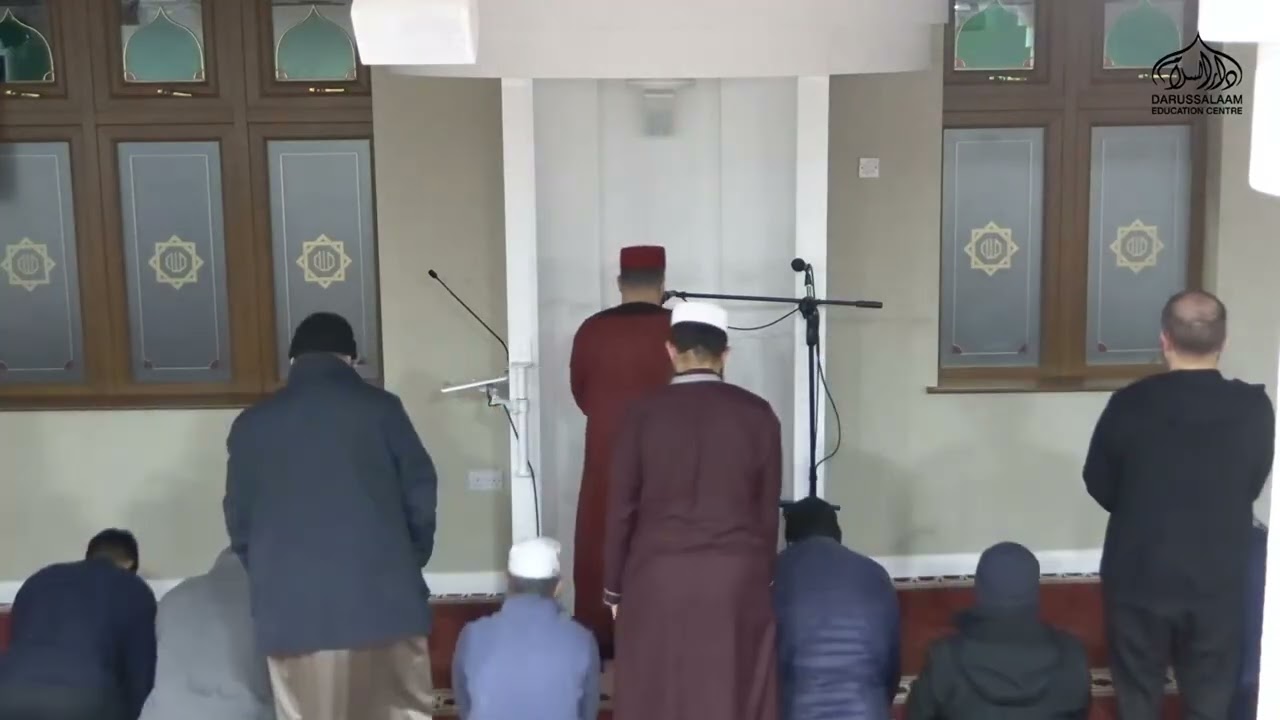 Fajr Salah By Qari Hasan EL Fadili _ صلاة  الفجر مباشرة من مدينة بلاك برن -ببريطانيا مسجد دار السلام