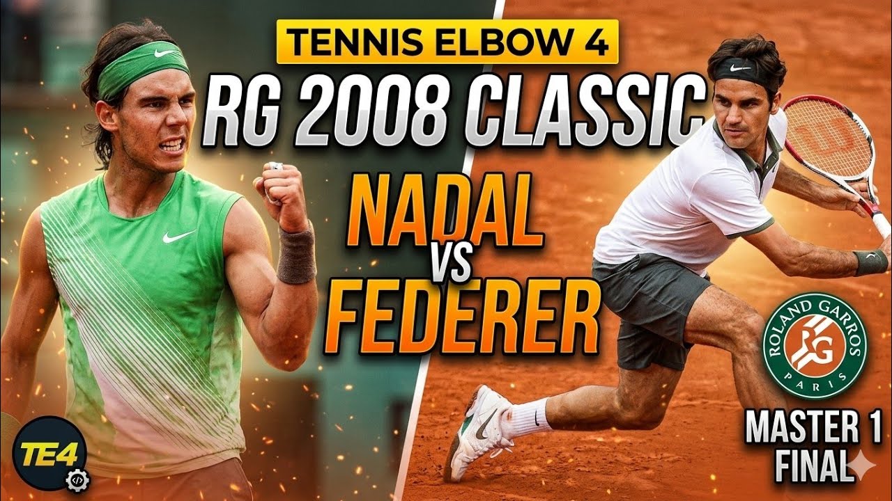 Tennis Elbow 4 Classic Match RG 2008 Nadal vs Federer Master 1