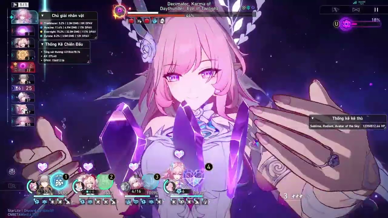Evernight 7 cost 0cc Aquila 56M HP Anomaly Arbitration (diamond avatar 3.7)