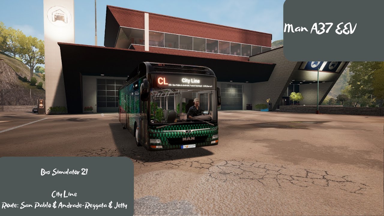 City Line | Bus simulator 21 | Man A37 EEV, #viral #trending #bus #bussimulator