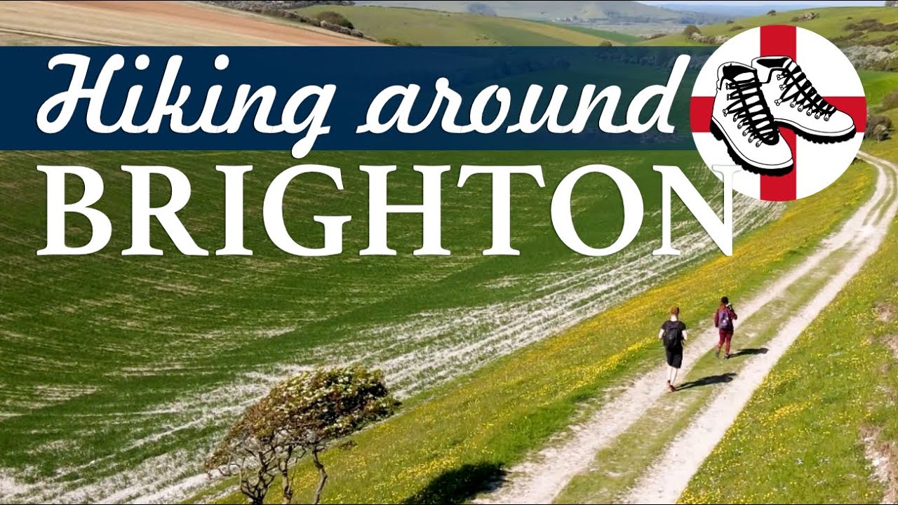 Walking Around Brighton England | 1 Day Walk From Brighton Beach to the Countryside