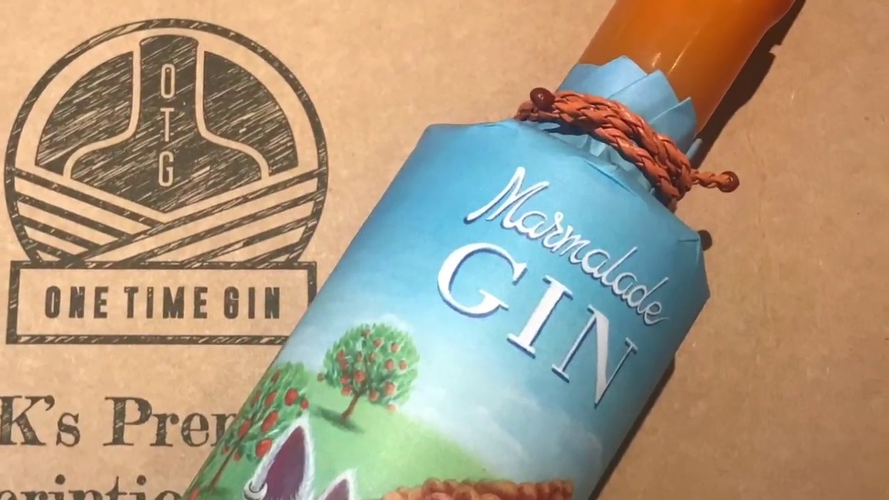 One Time Gin’s Marmalade Gin and April 2018 cocktail