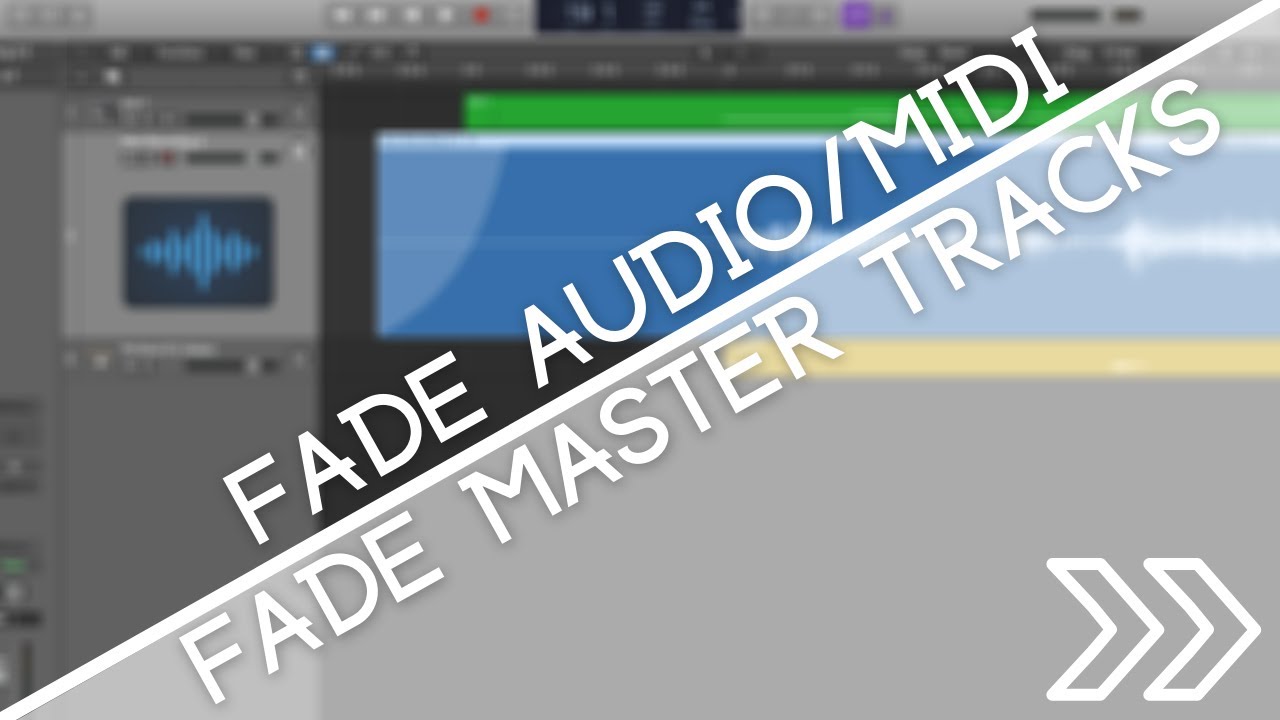 How to Create Fade In/Out, Crossfade and Automate Fades In Logic Pro X (For Audio/MIDI and Master)