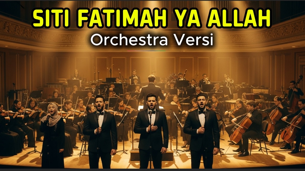 SITI FATIMAH YA ALLAH Versi Orchestra Merdu Vocalis Pria (Lirik)