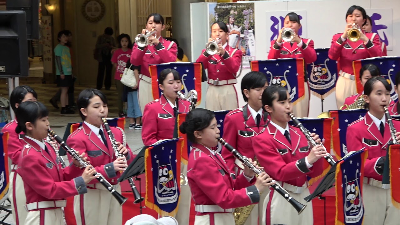 早稲田摂陵高等学校ウインドバンド＠第５５回川西市源氏まつり（アステ川西ぴぃぷぅ広場）