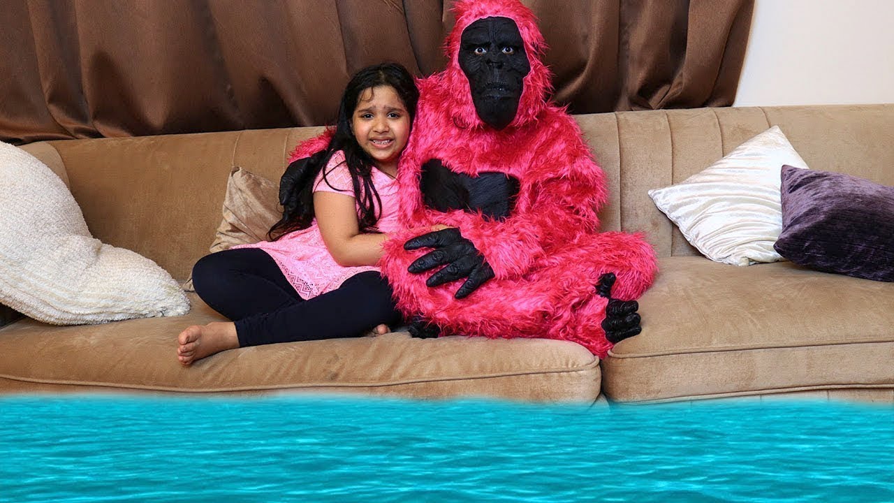 शफा और गोरिल्ला घर डूब गया !