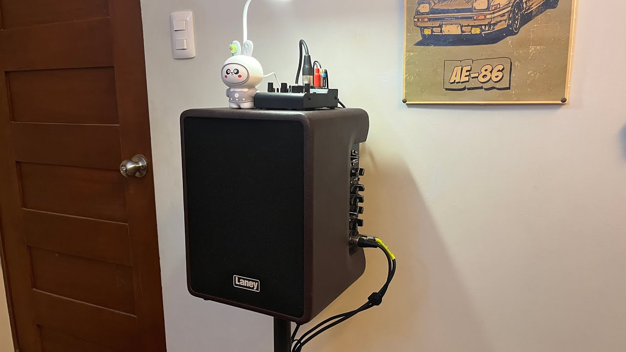 Battery Powered acoustic amp!! Pinaka magandang busking amp! A fresco Laney
