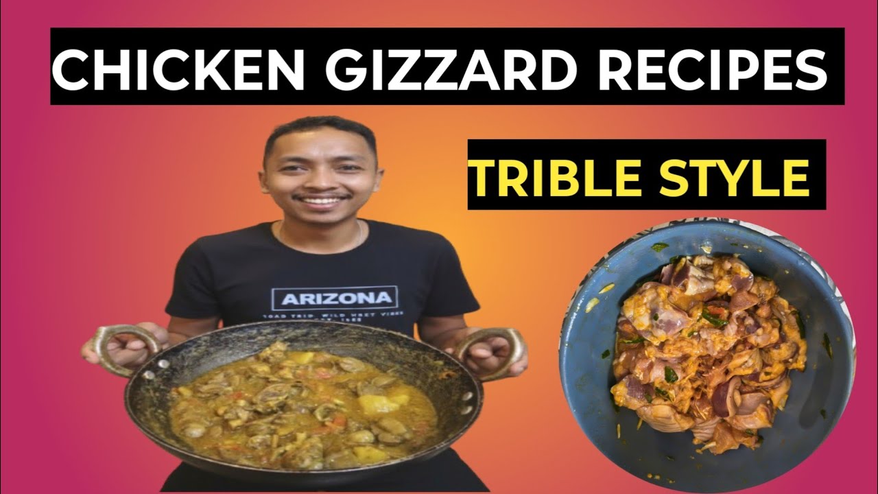 Tribal Style Chicken Gizzard Recipe | Village Cooking | Traditional Tribal Food