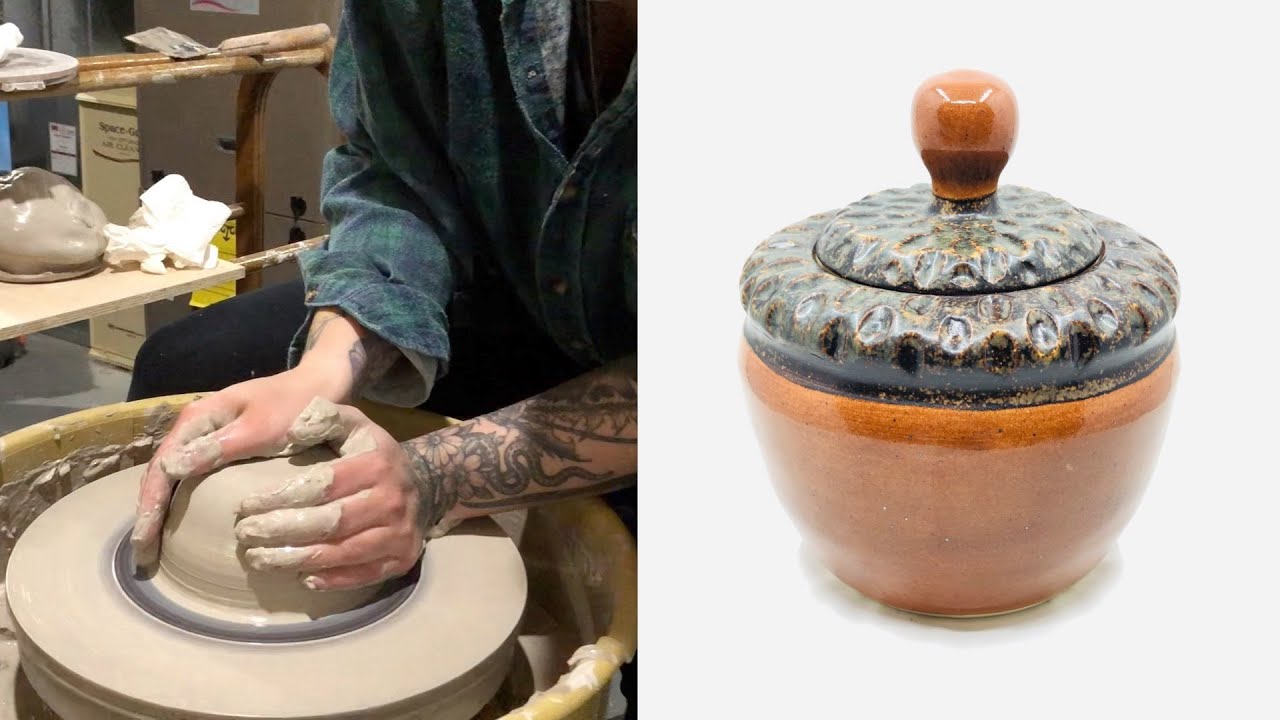 Making A Ceramic Jar [Start To Finish]