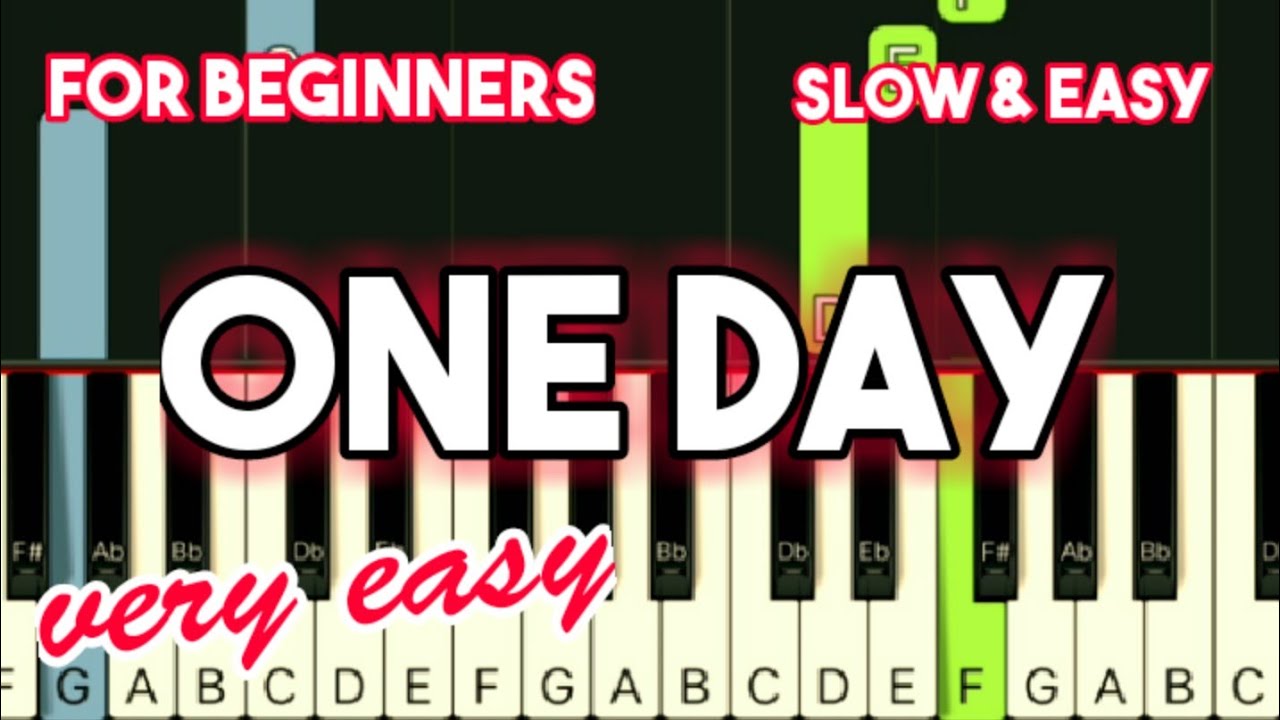 MATISYAHU - ONE DAY | SLOW & EASY PIANO TUTORIAL