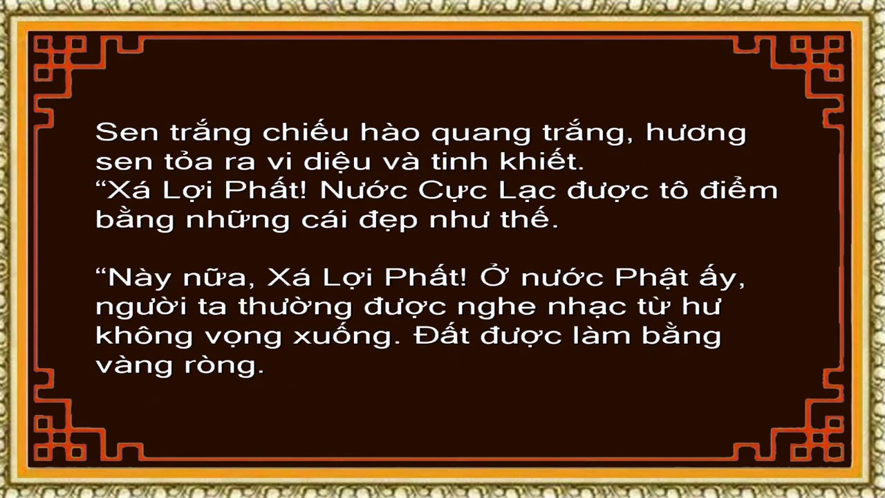 Phật Nói Kinh A Di Đà   =Có Chữ =  Thích Pháp Hòa Trì Tụng
