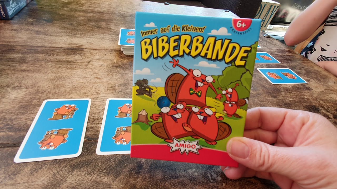 Biberbande von Amigo - Immer auf die Kleinen - Kartenspiel ab 6 Jahre