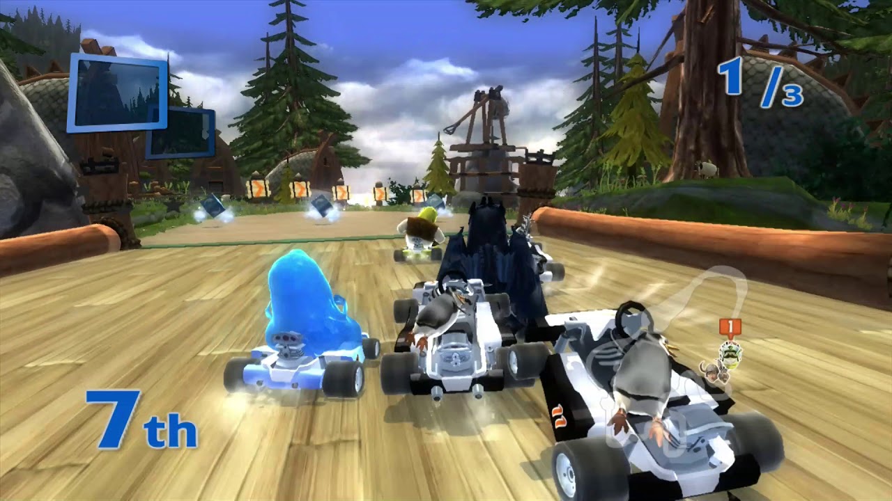[Xbox 360] DreamWorks Super Star Kartz - Circuit: Sun Cup 100CC - Alternate Skipper