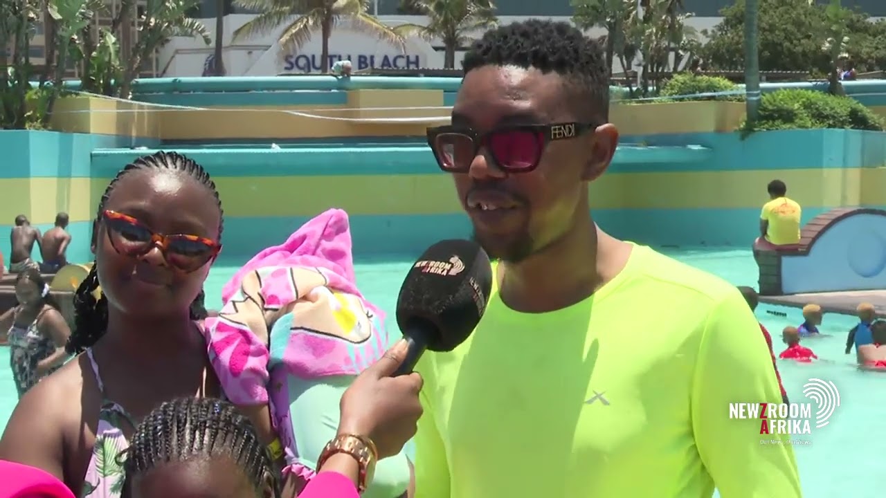 Holidaymakers make their way to various beaches in Durban