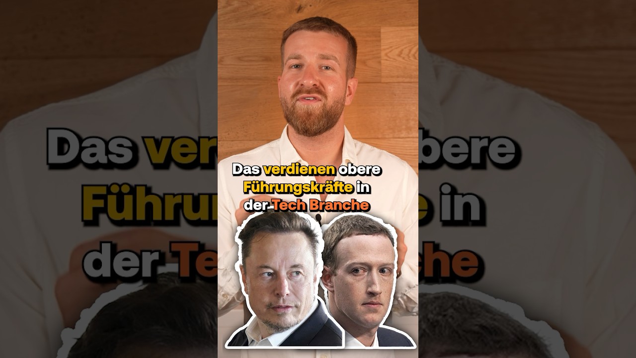 Das verdienen obere Führungskräfte in der Tech Branche! 😳 
