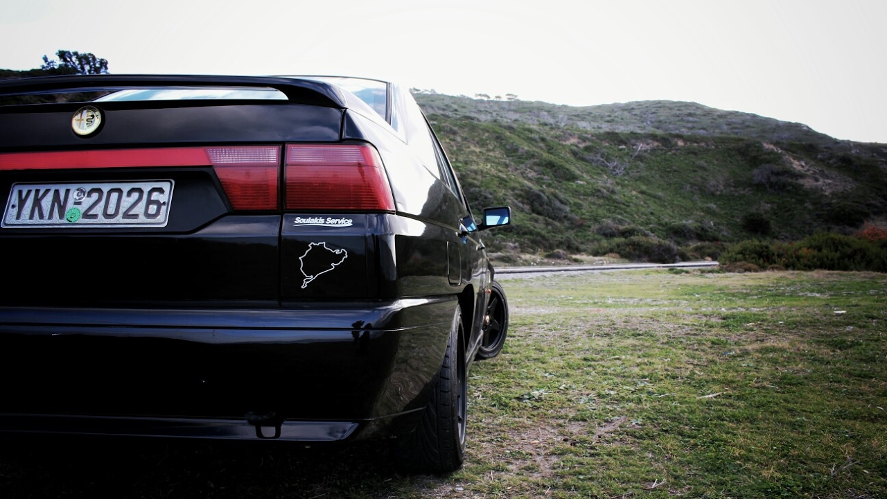 Alfa Romeo 155 - Test & Hill Climb (ENG SUBS)