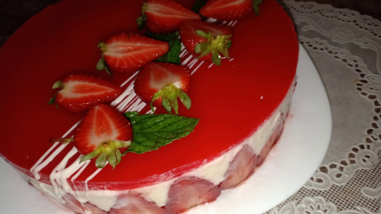 Fraisier 🍓🍓🍓  👍الفريزي بطريقة سهلة و بسيطة 💪 ماتزيديش تقولي مانجحليش