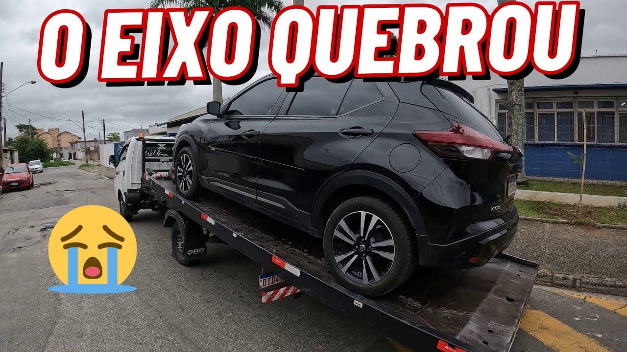 QUEBROU O EIXO DA NISSAN KICKS (Impressionante) #uber #99pop #uberdojapa #indriver #nissan #kicks