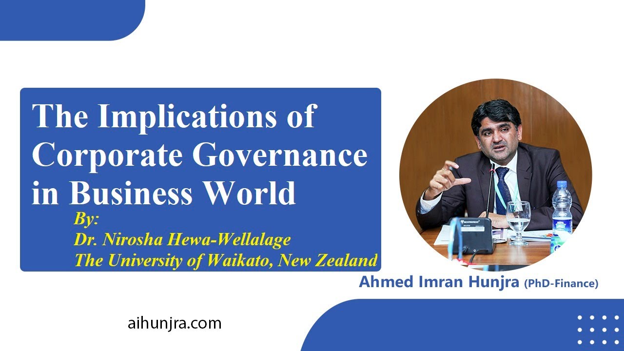 The Importance of Corporate Governance in Business World