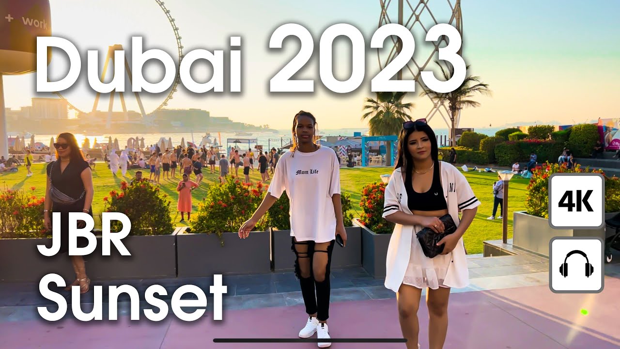 Dubai 🇦🇪 JBR Touristic Spot [ 4K ] Walking Tour