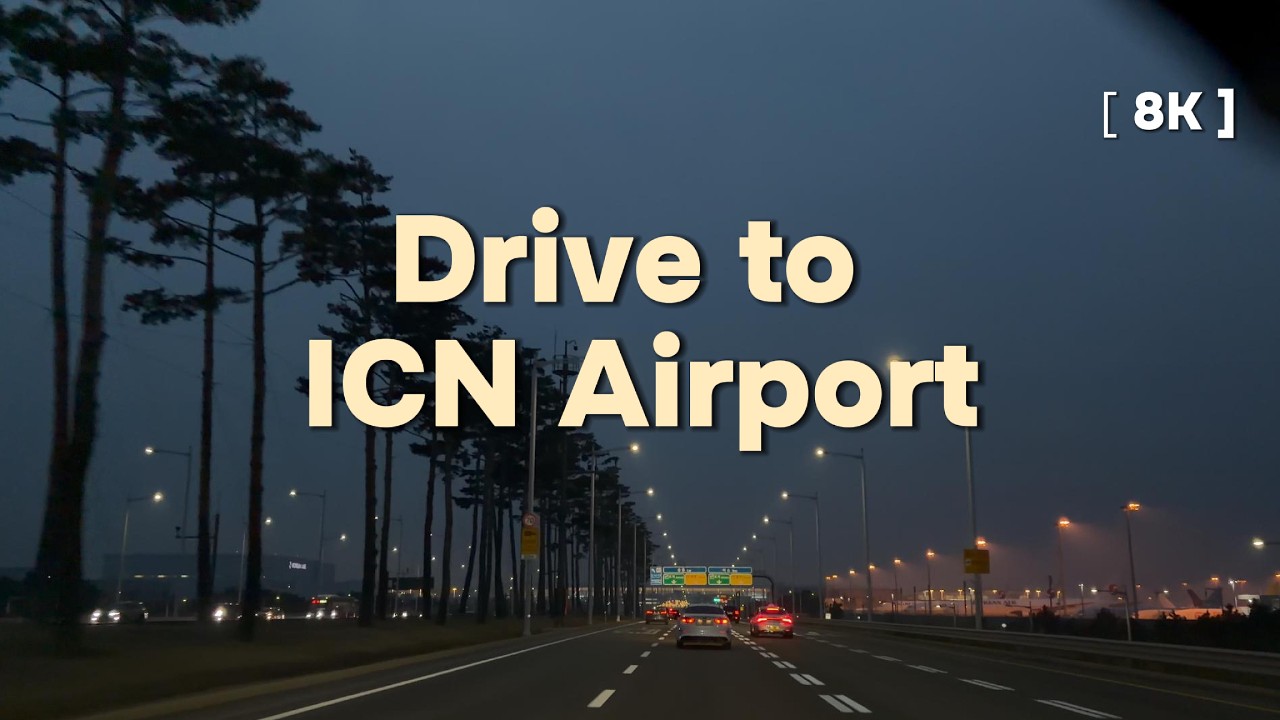 Morning Drive to Incheon Airport ✈️ | Seoul to ICN at 6AM | Calm Dawn Highway POV (40min)