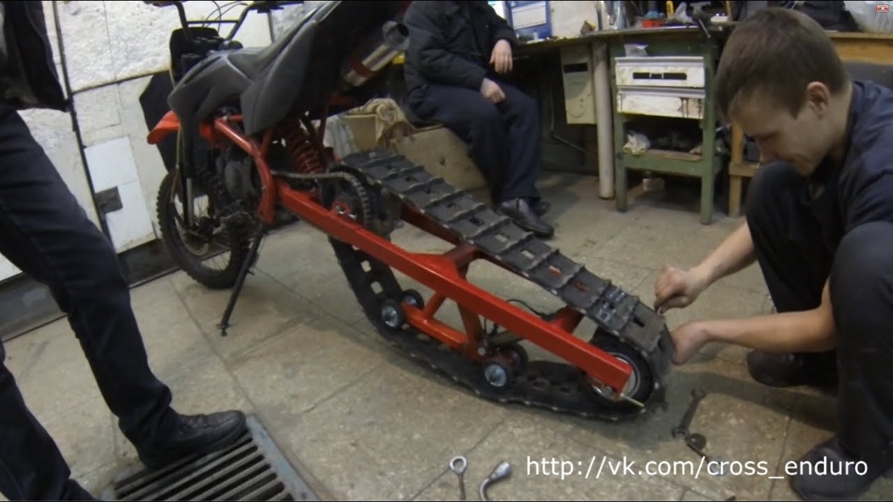 TTRactor 125 part 1 (гусеница для мотоцикла)