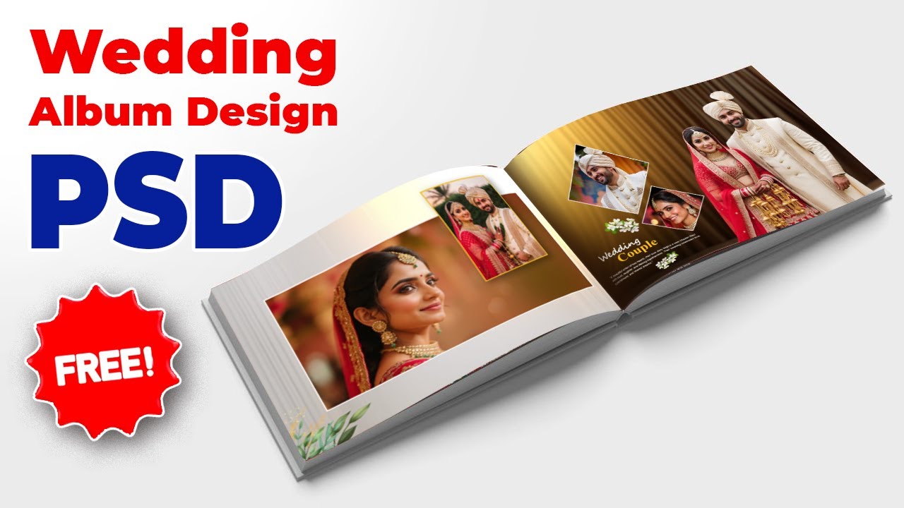 Best wedding album dm design | photoshop tutorial | 