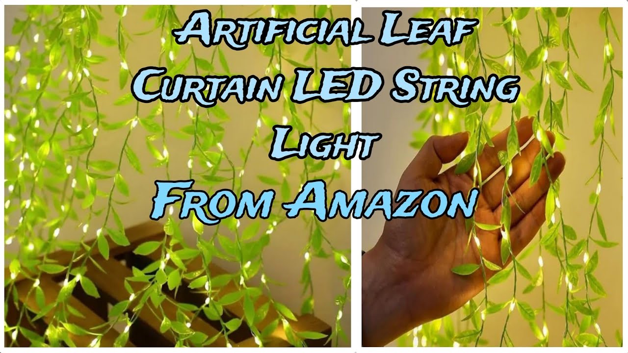 Green Leaf Curtain Lights, Artificial Vines Curtain Lights | Best for Diwali, Christmas & New Year