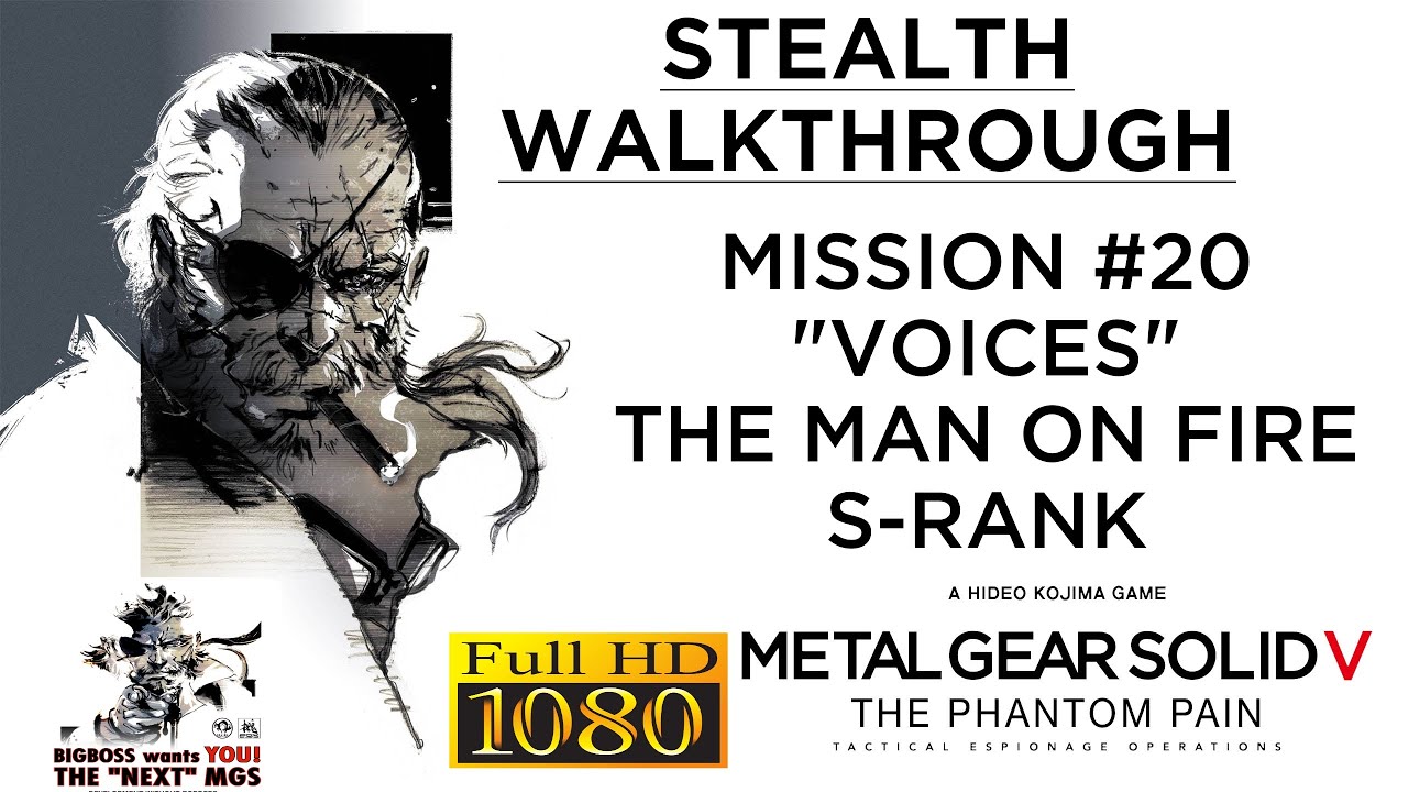 Metal Gear Solid V: The Phantom Pain Stealth Walkthrough - Mission #20 On Fire S-RANK