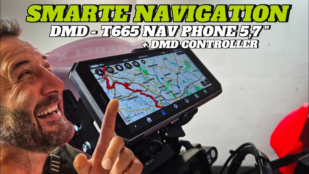 Smarte Navigation On und Offroad -DMD NavPhone T665