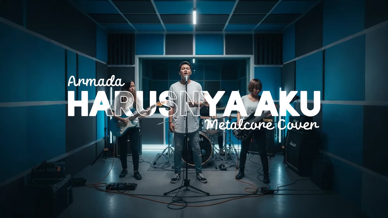 ARMADA - HARUSNYA AKU (2014) | METALCORE COVER [Video Lirik] #NNMRequest @yadiyadscape8904