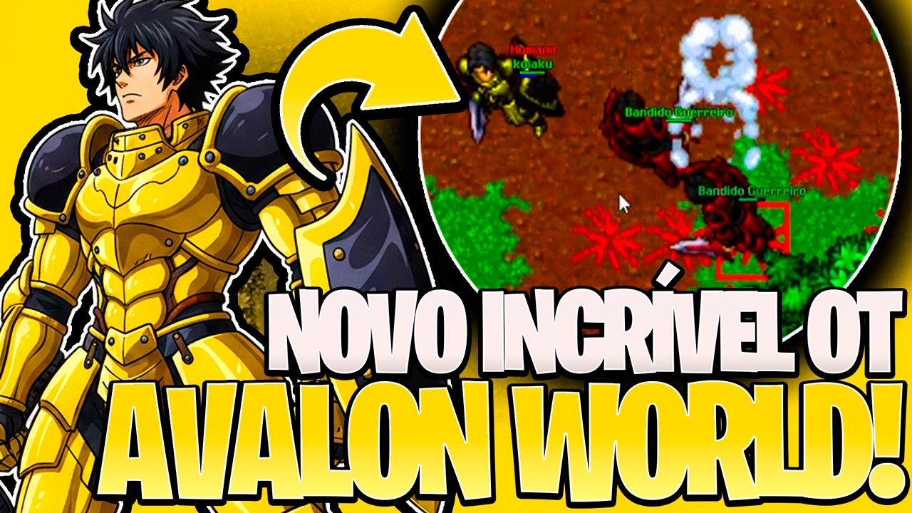 NOVO OT SERVER ESTÁ IMPECÁVEL!🤯🔥AVALON WORLD! NOVO SERVIDOR DE TIBIA 2026!