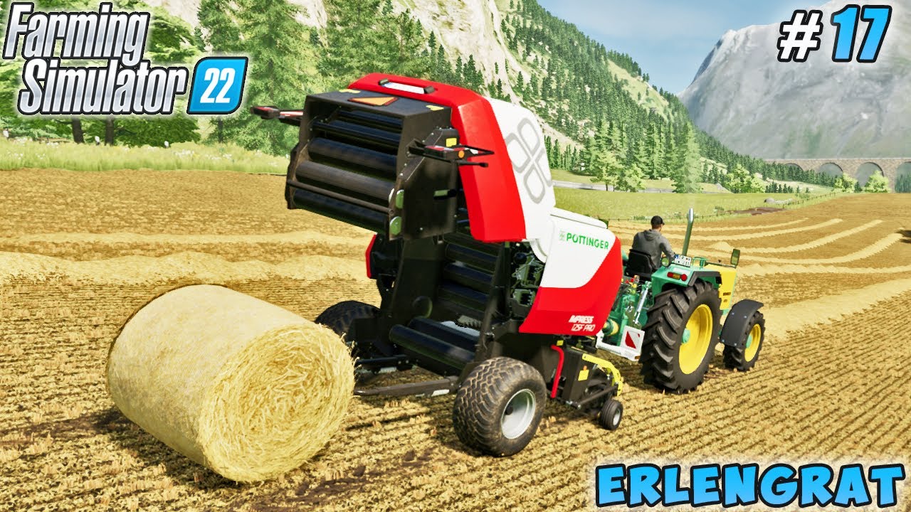 Making & selling straw bales, reversible plow KVERNELAND  | Erlengrat | Farming simulator 22 | #17