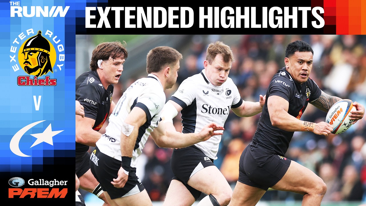 Exeter Chiefs v Saracens | EXTENDED HIGHLIGHTS | Gallagher PREM Rugby 25/26 | R18