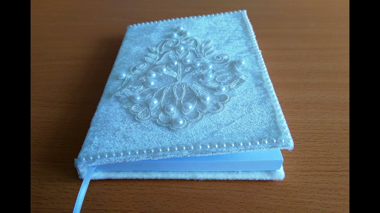 Book Decoration For Wedding , Kumaştan Düğün Anı Defteri Yapımı