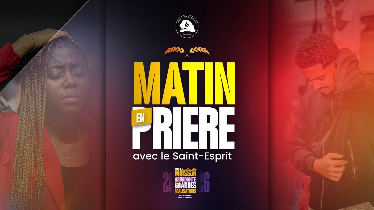 MATIN EN PRIERE AVEC LE SAINT-ESPRIT || 13/03/2026