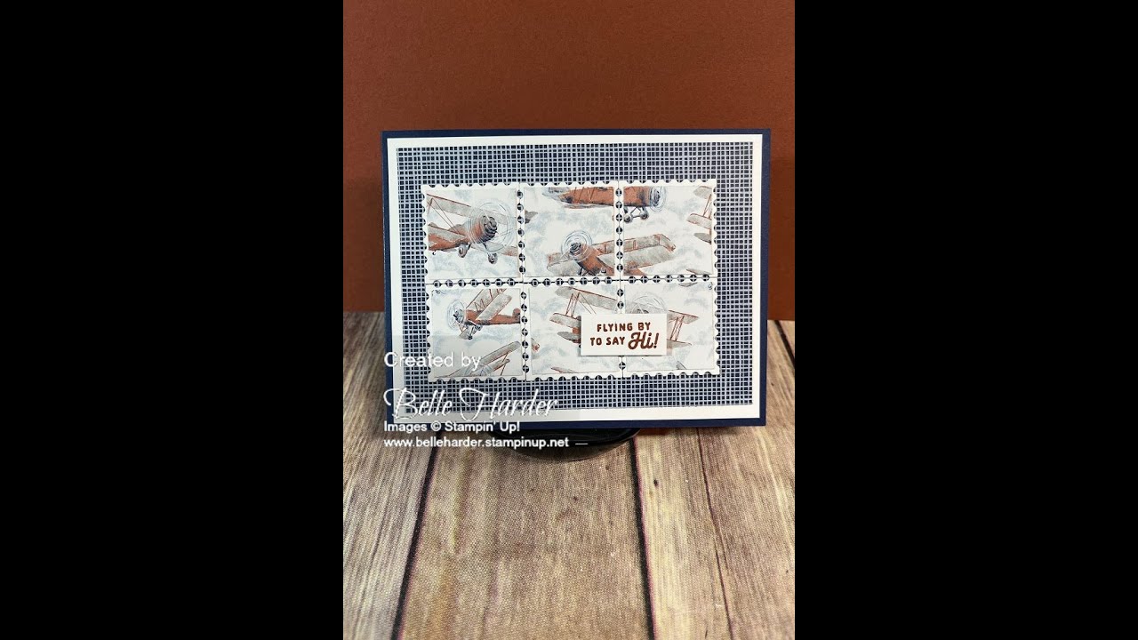 Adventurous Sky stamp set with Take To The Sky DSP