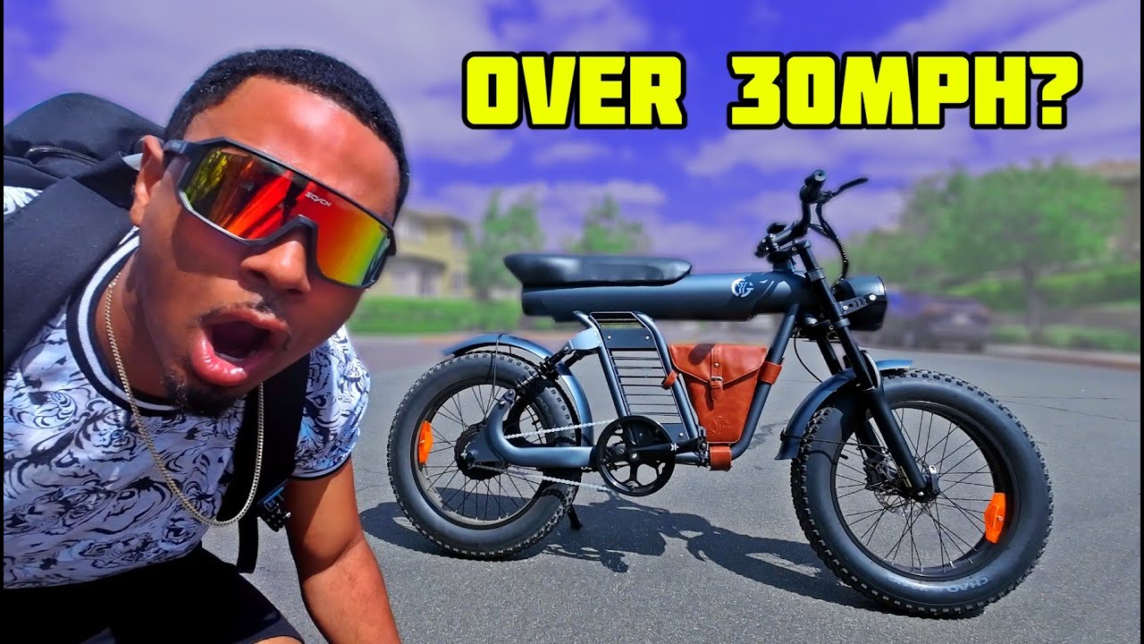 This is the fastest Motorcycle style E-bike I have tested! YYG BR100 Review