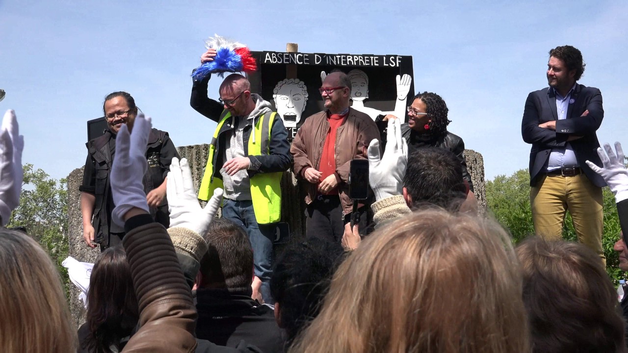 La manifestation du 20 avril 2017 organis&eacute; par Sourds en Col&egrave;re (9 et Fin)