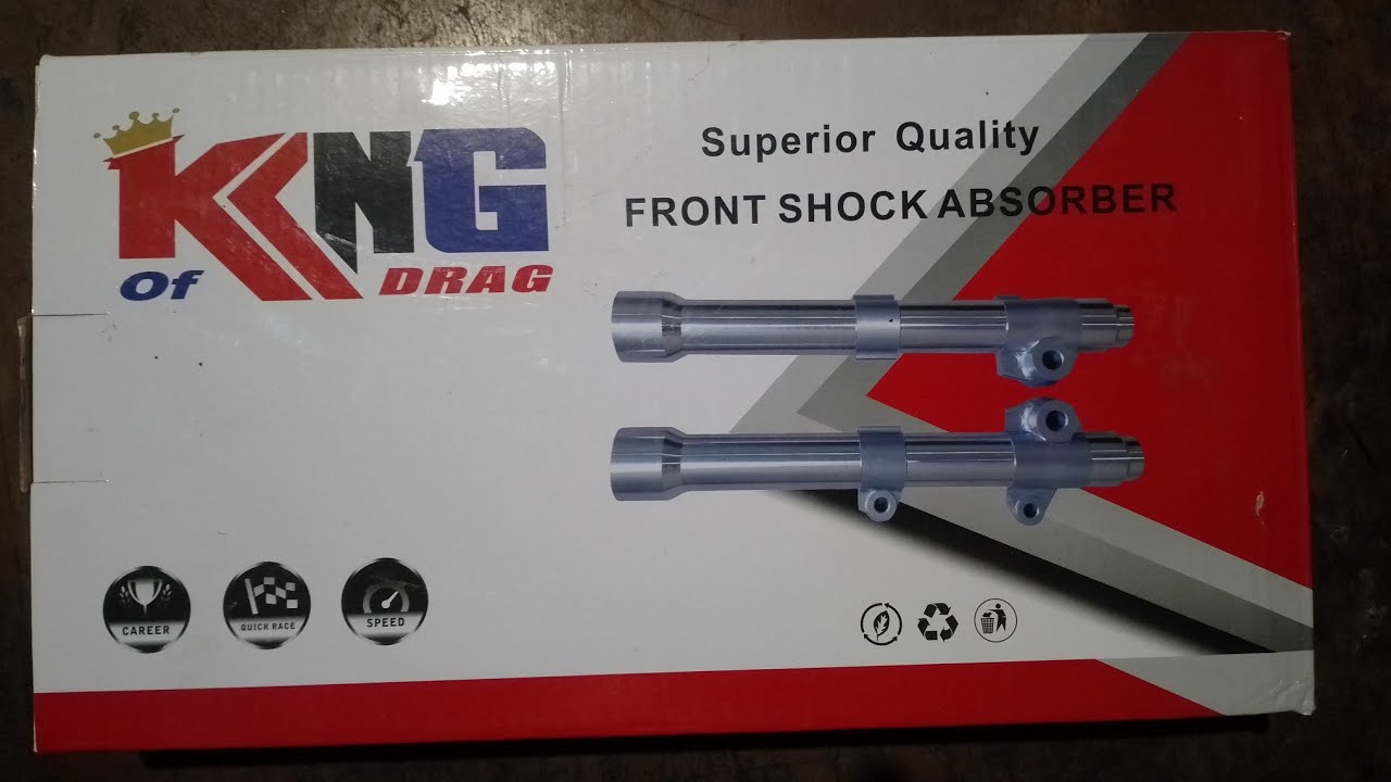 Unboxing King of Drag front shock outer tube for Suzuki Raider 150 carb/fi | RaiderK Channel