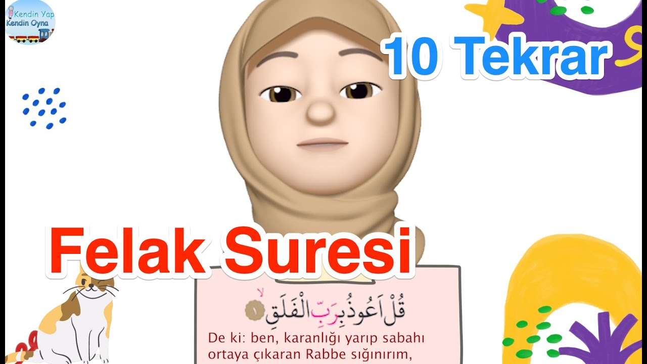 Felak Suresi  / 10 Tekrar / Ezber Dualar