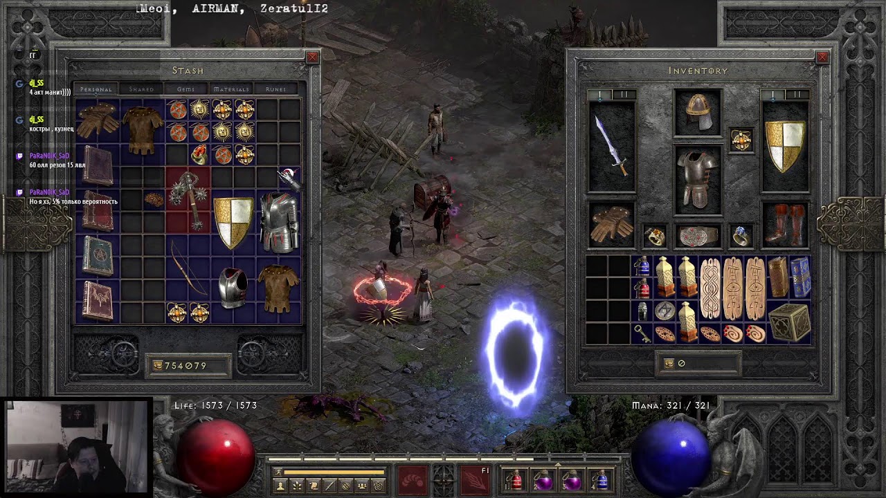 Diablo 2 HC Чернокнижник 13 сезон!