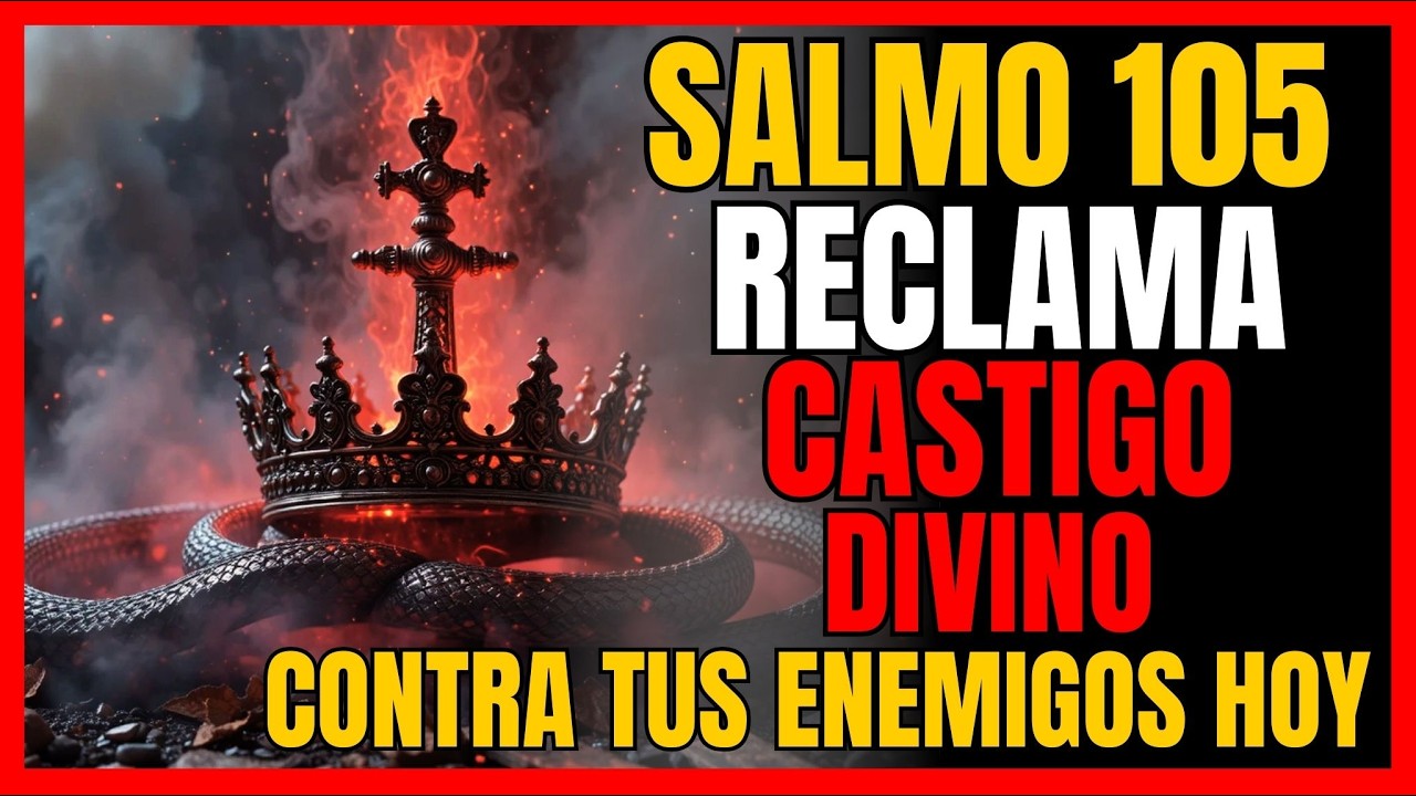 🛑SALMO 105: Nadie Que Te Toque Quedará Sin Castigo Divino HOY